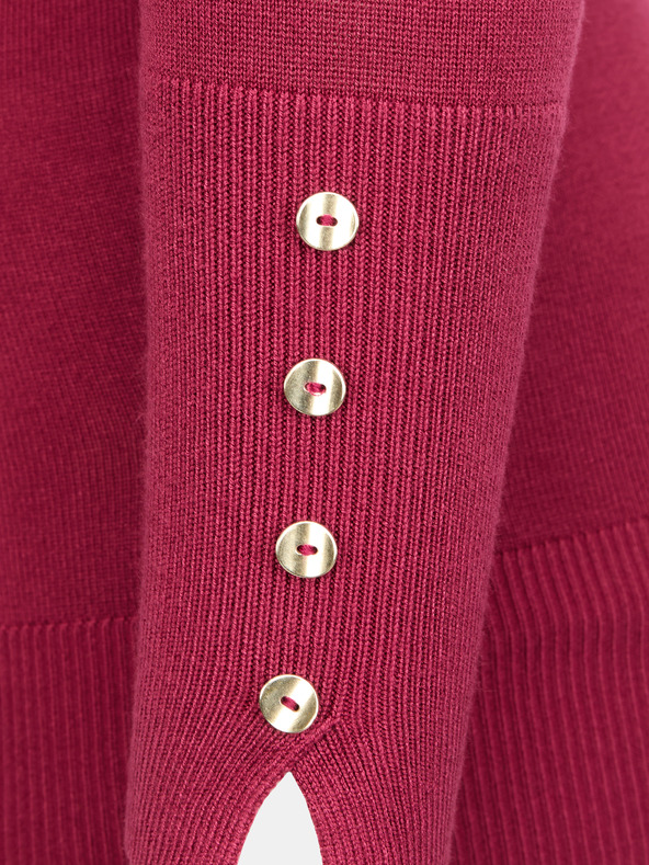 Orsay Vínový dámský svetr ORSAY