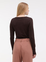 Orsay Tmavě hnědý dámský svetr ORSAY
