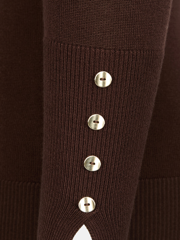 Orsay Tmavě hnědý dámský svetr ORSAY