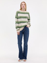 Orsay Zelený dámský pruhovaný svetr ORSAY