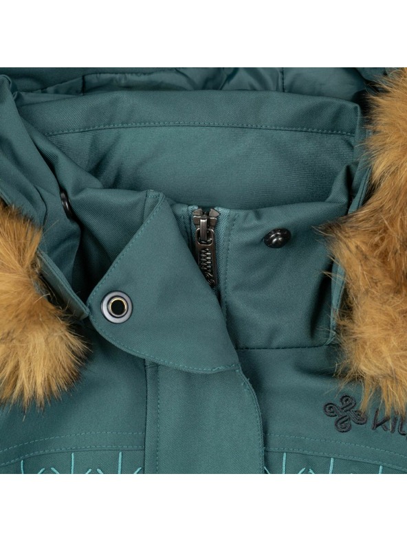 Kilpi Černý dámský zimní kabát Kilpi PERU-W