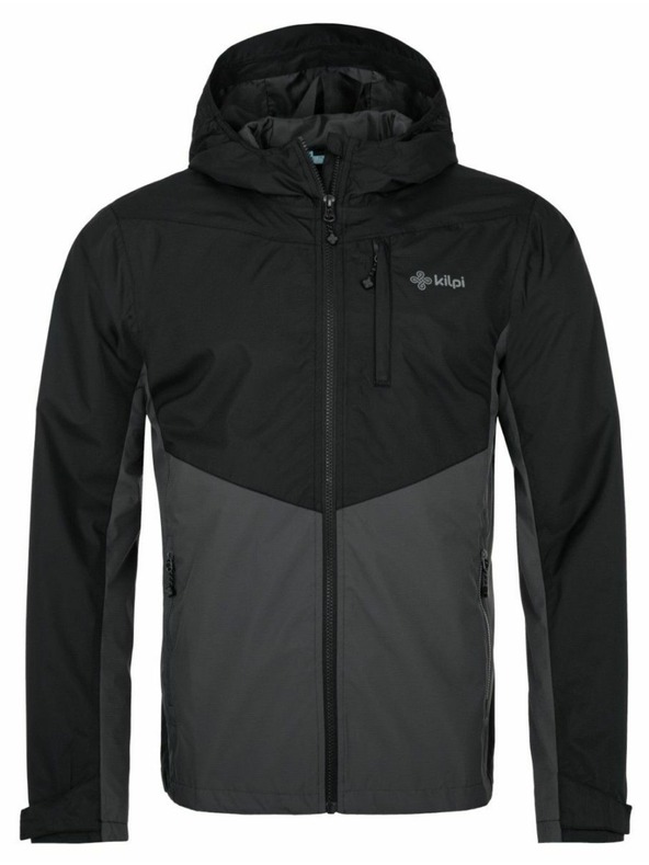 Kilpi Šedo-černá pánská outdoorová bunda Kilpi SONNA-M