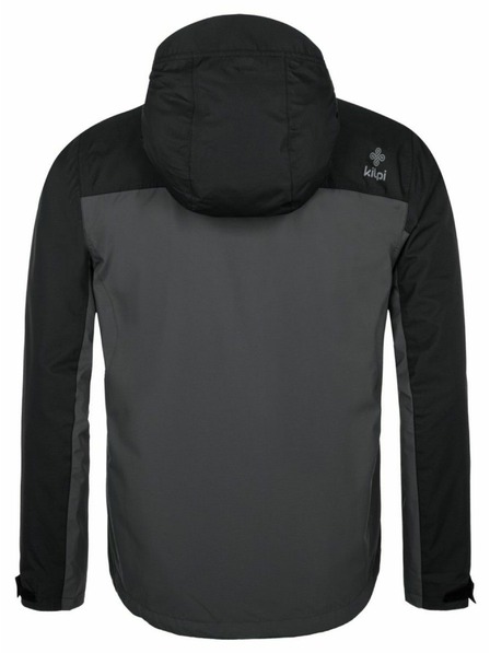 Kilpi Šedo-černá pánská outdoorová bunda Kilpi SONNA-M