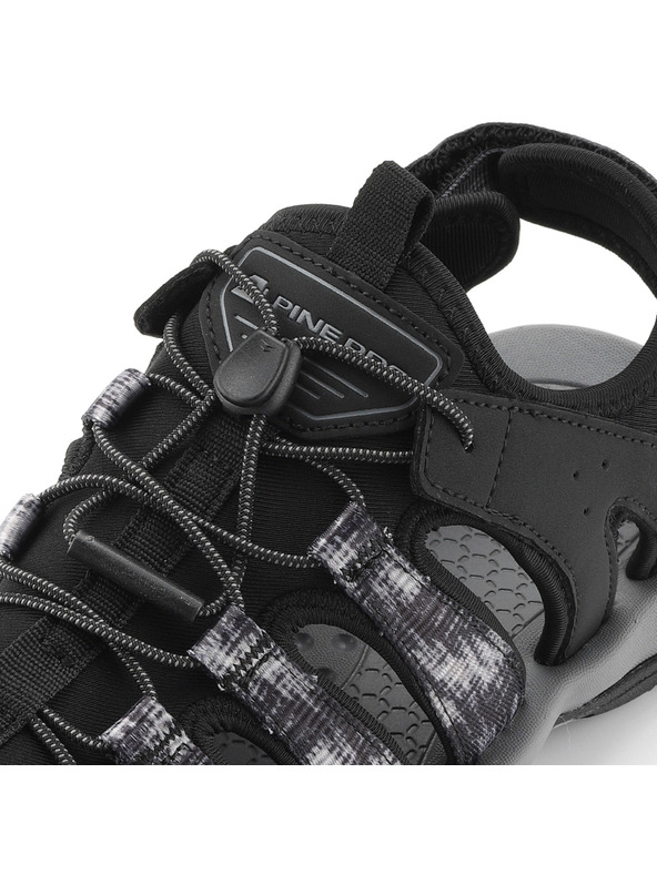 ALPINE PRO Pánské outdoorové sandály ALPINE PRO KOREM black
