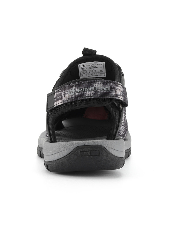ALPINE PRO Pánské outdoorové sandály ALPINE PRO KOREM black