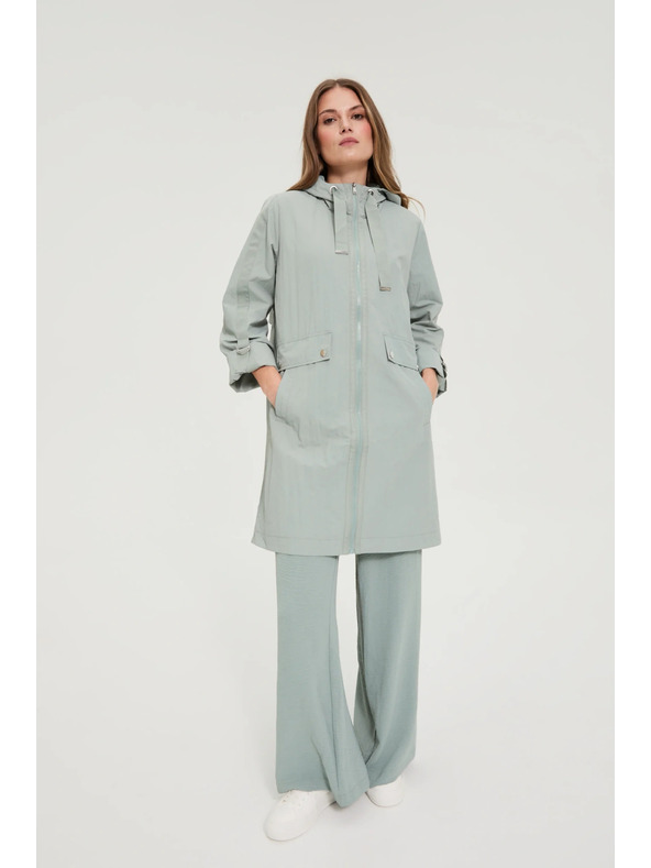 Moodo Bunda parka olivová Moodo