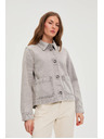 Moodo Džínová bunda šedá Moodo