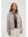 Moodo Džínová bunda šedá Moodo