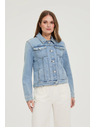 Moodo Džínová bunda modrá Moodo
