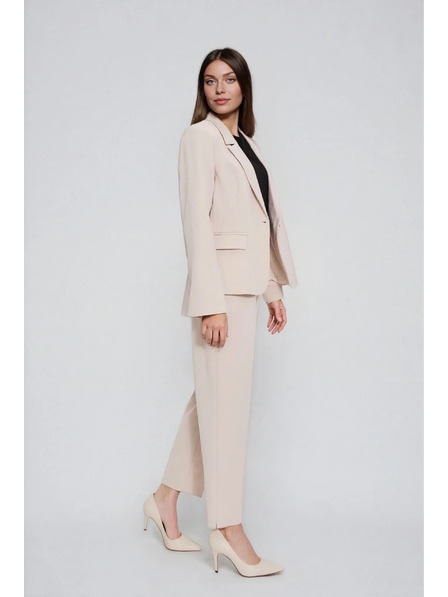 Moodo Cigaretové kalhoty béžové Moodo