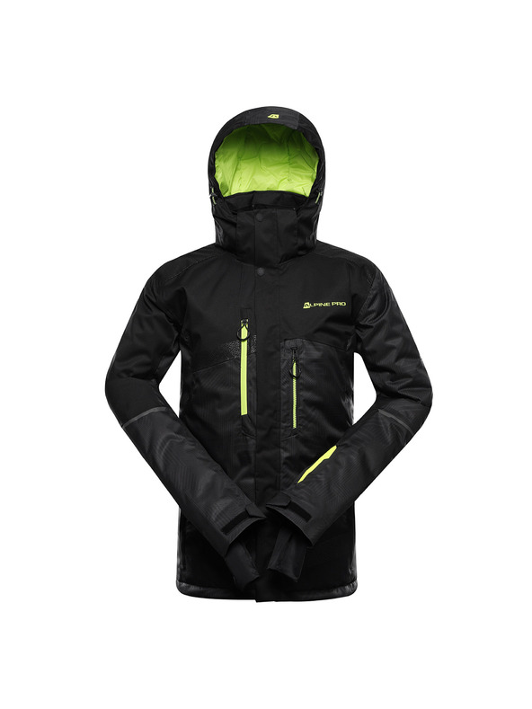 ALPINE PRO Pánská lyžařská bunda s membránou ptx snow ALPINE PRO DEAR 2 black