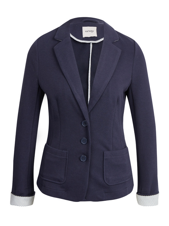 Orsay Tmavě modré dámské sako ORSAY