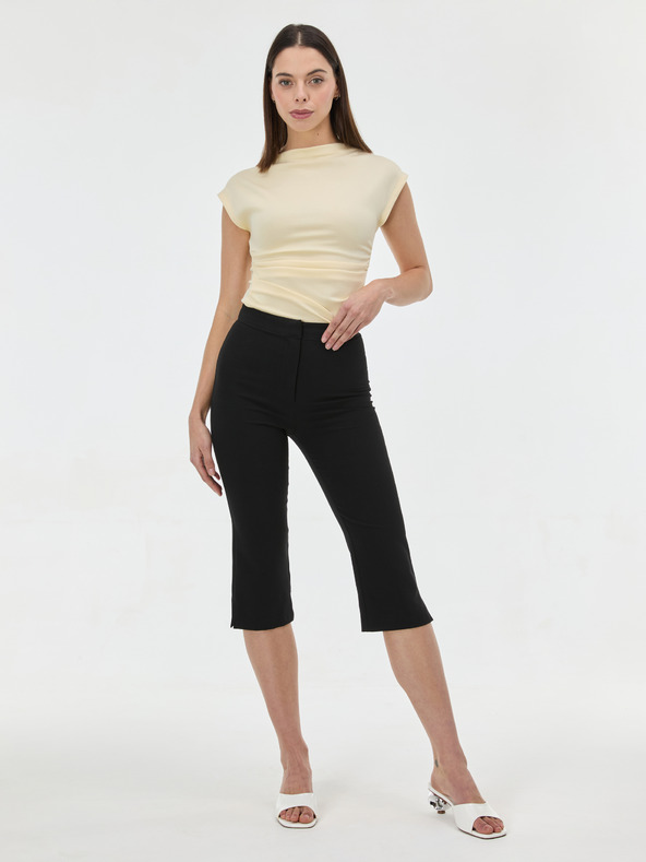 Orsay Černé dámské capri kalhoty ORSAY