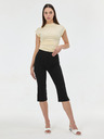 Orsay Černé dámské capri kalhoty ORSAY