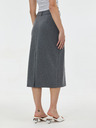 Orsay Šedá dámská midi sukně ORSAY