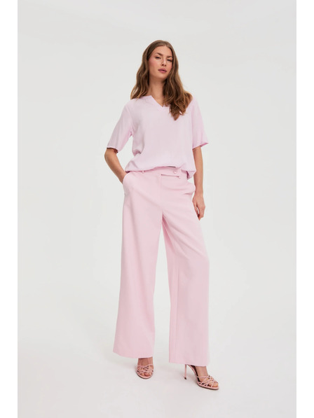 Moodo Růžové oblek kalhoty Moodo