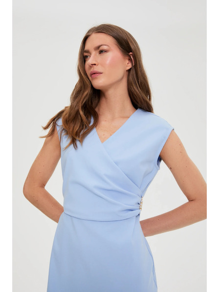 Moodo Modrá řasená sukně Moodo