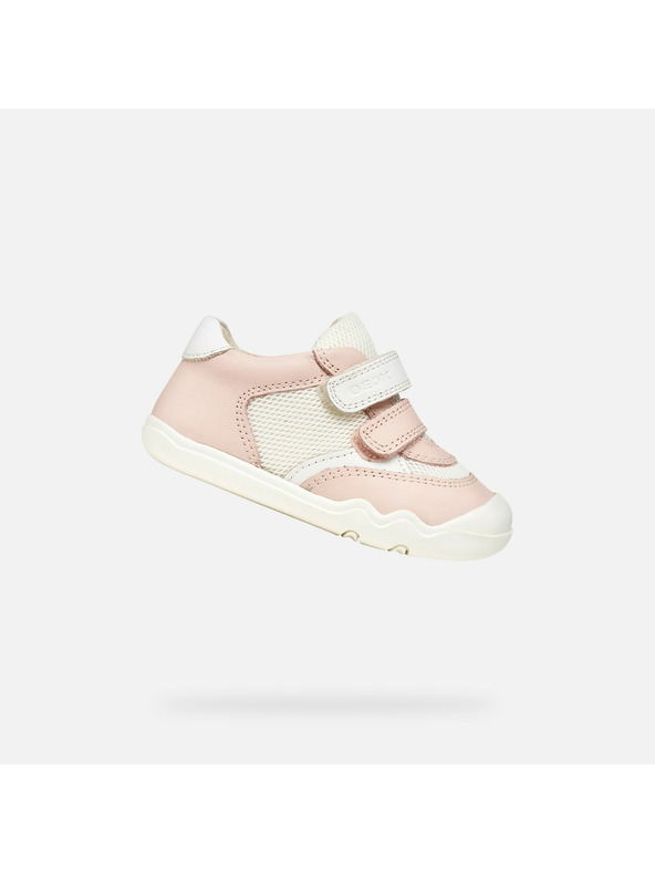Geox Růžové dívčí barefoot tenisky Geox Steppieup