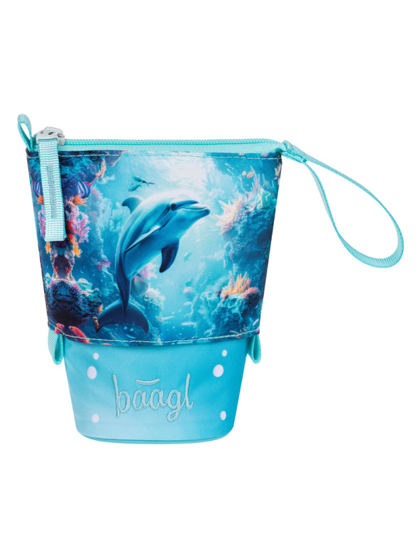 BAAGL  BAAGL Školní penál Pastelkovník Delfín GRS