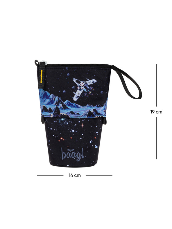 BAAGL  BAAGL Školní penál Pastelkovník Pixel Space GRS