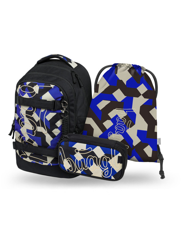 BAAGL  BAAGL SET 3 Skate Max Variety: batoh, penál, sáček GRS