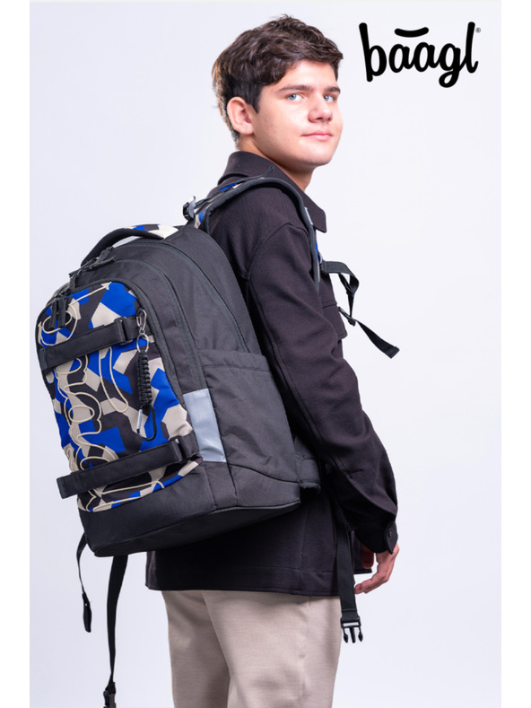BAAGL  BAAGL SET 3 Skate Max Variety: batoh, penál, sáček GRS