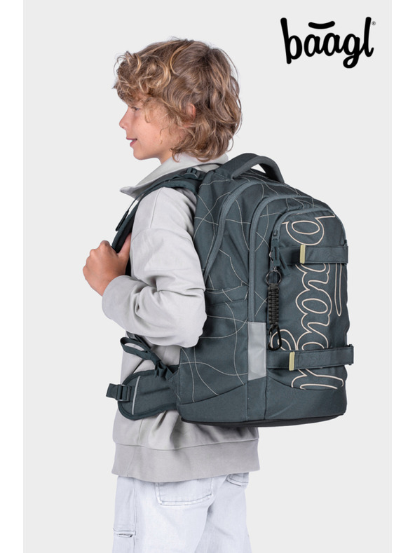 BAAGL  BAAGL SET 3 Skate Max Wave: batoh, penál, sáček GRS