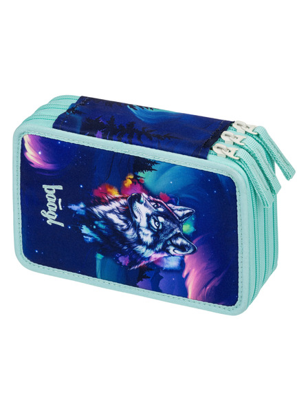 BAAGL  BAAGL Školní penál třípatrový Aurora GRS