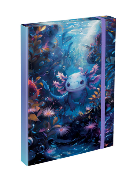 BAAGL  BAAGL Desky na školní sešity A4 Axolotl