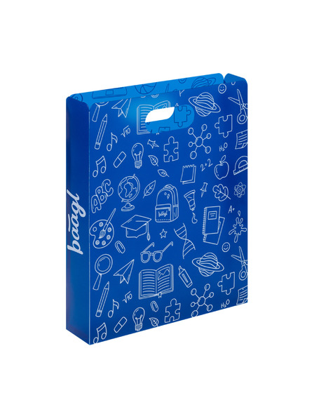 BAAGL  BAAGL Plastové desky na školní sešity School modré