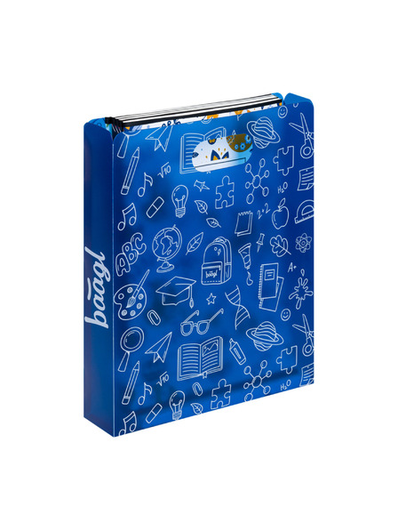 BAAGL  BAAGL Plastové desky na školní sešity School modré