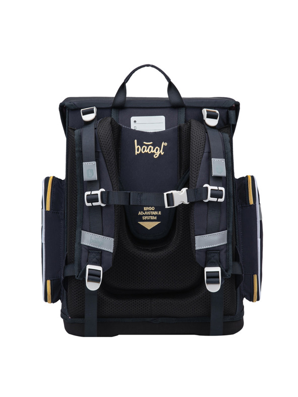 BAAGL  BAAGL SET 3 Ergo Unicorn Gold: aktovka, penál, sáček