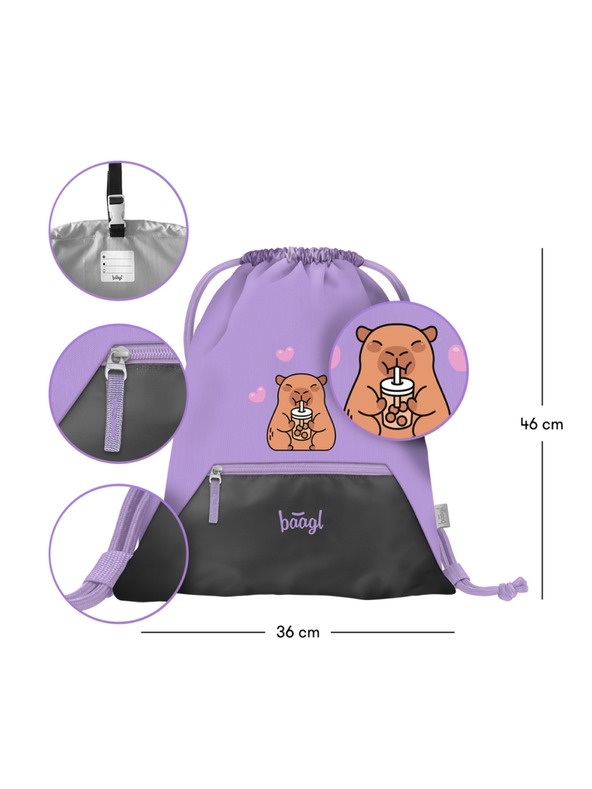 BAAGL  BAAGL Sáček s kapsou Kapybara