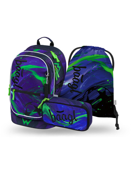 BAAGL  BAAGL SET 3 Core Football champion: batoh, penál, sáček GRS