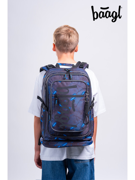 BAAGL  BAAGL SET 3 Cubic Flash: batoh, penál, sáček GRS