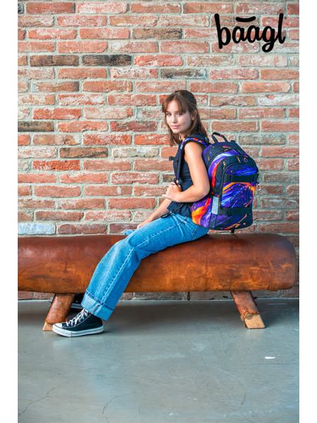 BAAGL  BAAGL SET 3 Skate Vibe: batoh, penál, sportovní taška GRS