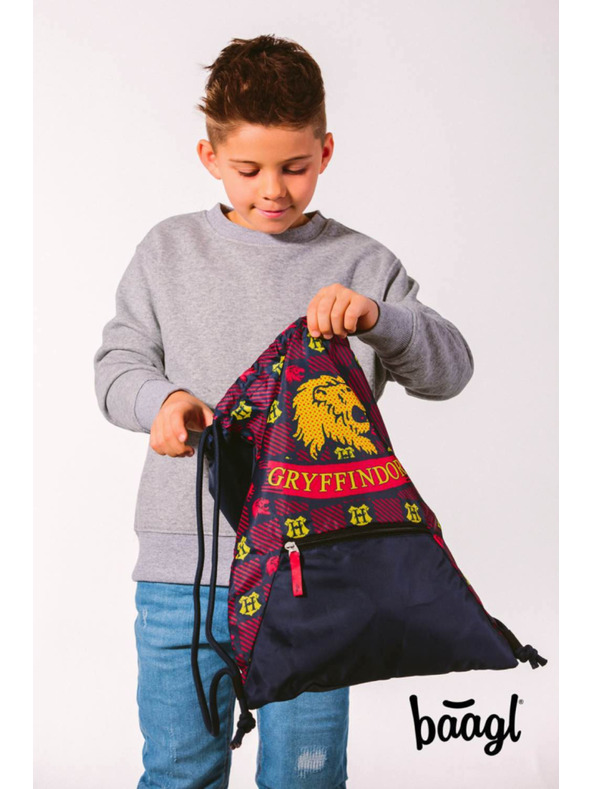 BAAGL  BAAGL 5 SET Zippy Harry Potter Nebelvír: aktovka, penál, sáček, desky, peněženka
