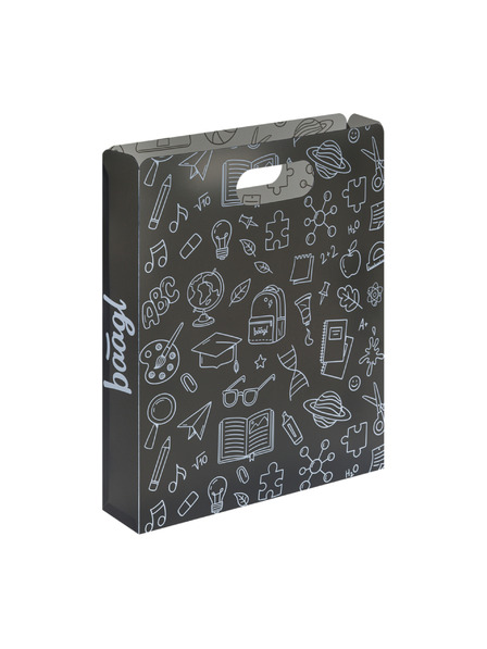 BAAGL  BAAGL Plastové desky na školní sešity School šedé
