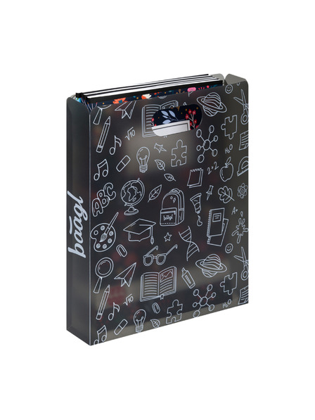 BAAGL  BAAGL Plastové desky na školní sešity School šedé