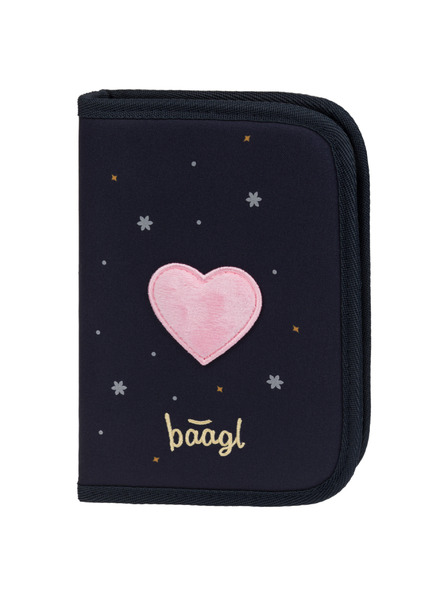 BAAGL  BAAGL SET 5 Ergo Unicorn Gold: aktovka, penál, sáček, zástěra, peněženka