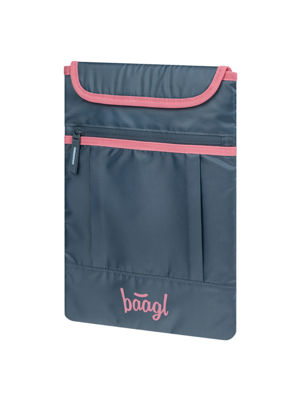 BAAGL  BAAGL SET 5 Core Logo růžový: batoh, penál, sáček, ledvinka, obal na notebook GRS