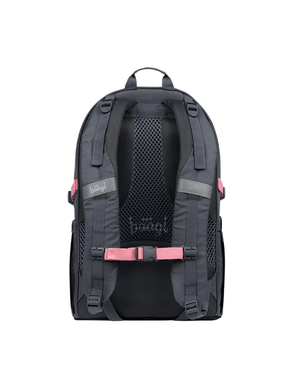 BAAGL  BAAGL SET 5 Core Logo růžový: batoh, penál, sáček, ledvinka, obal na notebook GRS