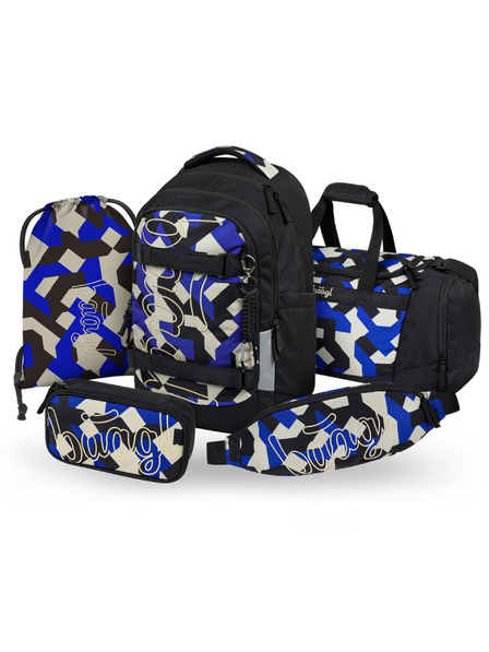 BAAGL  BAAGL SET 5 Skate Max Variety: batoh, penál, sáček, sportovní taška, ledvinka GRS
