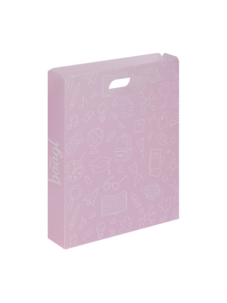 BAAGL  BAAGL Plastové desky na školní sešity School růžové