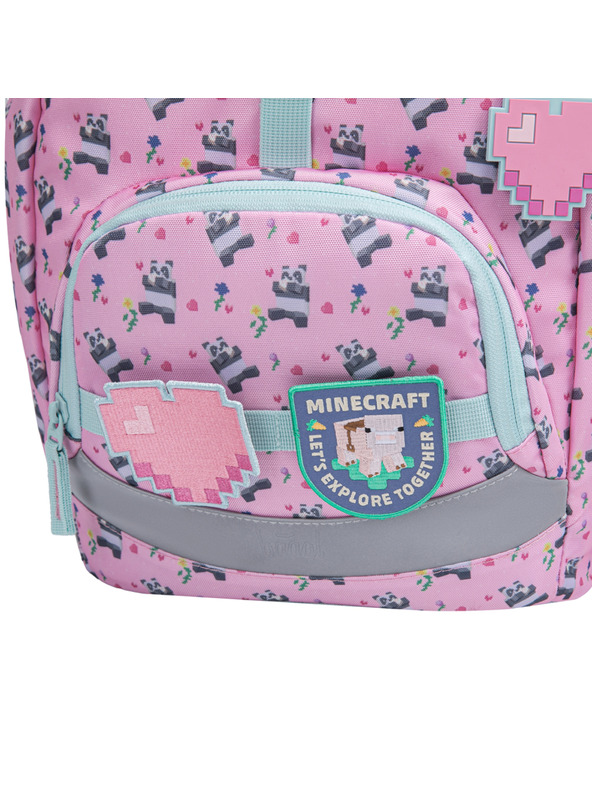 BAAGL  BAAGL SET 3 Airy Minecraft Panda: batoh, penál, sáček