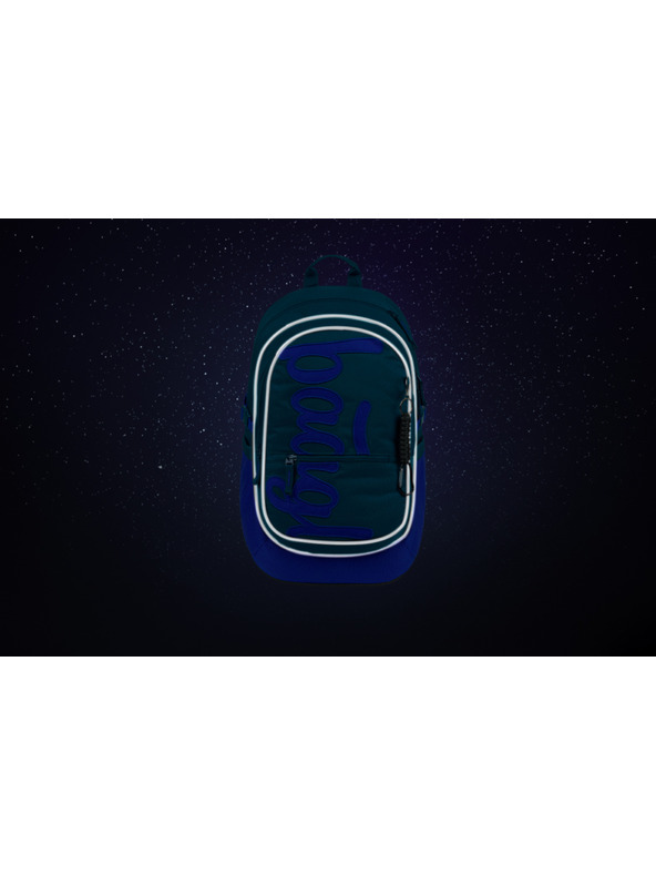 BAAGL  BAAGL SET 3 Core Logo modrý: batoh, penál, sáček GRS