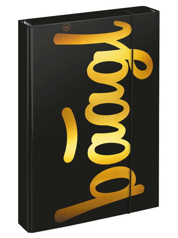 BAAGL  BAAGL 5 SET Skate Gold: batoh, penál, sáček, desky, peněženka