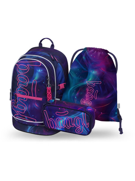 BAAGL  BAAGL SET 3 Core Nova: batoh, penál, sáček GRS