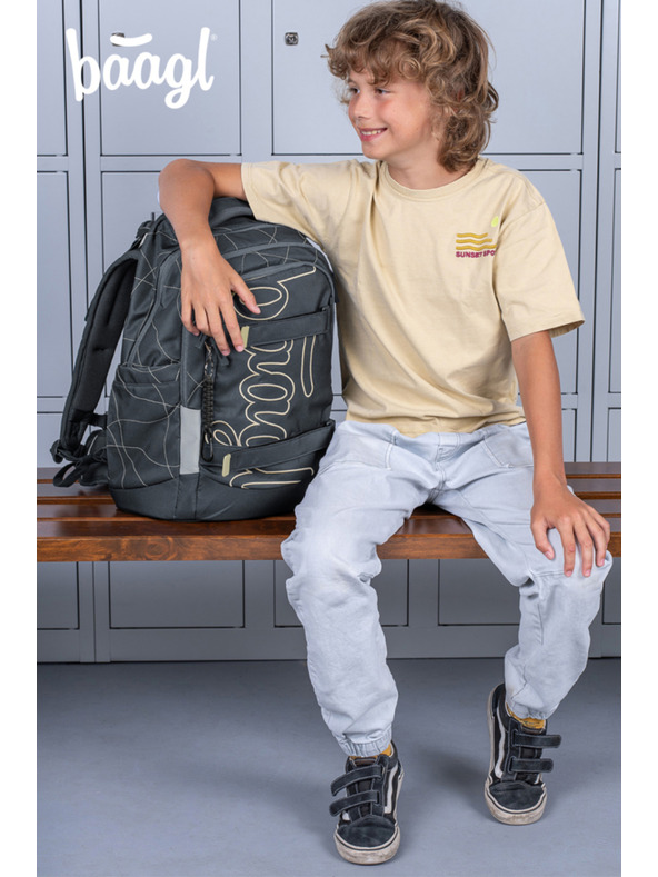 BAAGL  BAAGL Školní batoh Skate Max Wave GRS