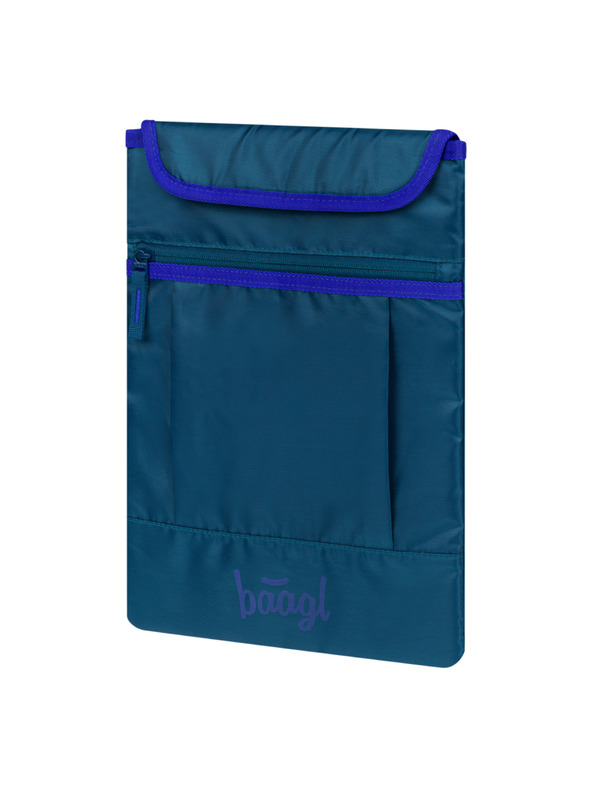 BAAGL  BAAGL SET 5 Core Logo modrý: batoh, penál, sáček, ledvinka, obal na notebook GRS